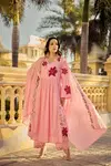 Designer Satkritee 01 Chanderi Embroidery Kurti Set